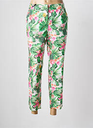 Pantalon 7/8 țesătură poplin mărime normală verde PENNYBLACK femme