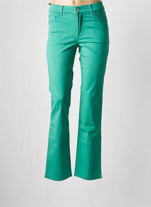 Pantalon drept elasticitate mărime normală verde PIONEER femeie