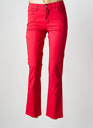 Pantalon drept elasticitate mărime normală roșu PIONEER femme