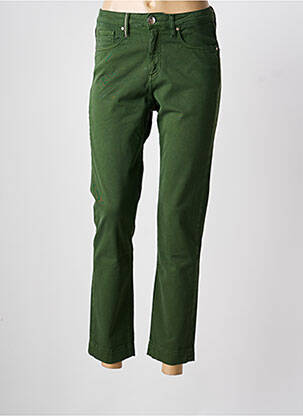 Pantalon 7/8 elasticitate mărime normală verde ISLOW femeie