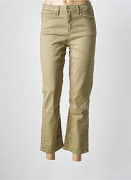 Pantalon 7/8 elasticitate mărime normală verde ISLOW femme
