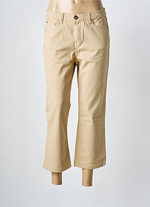 Pantalon 7/8 elasticitate mărime normală bej ISLOW femeie
