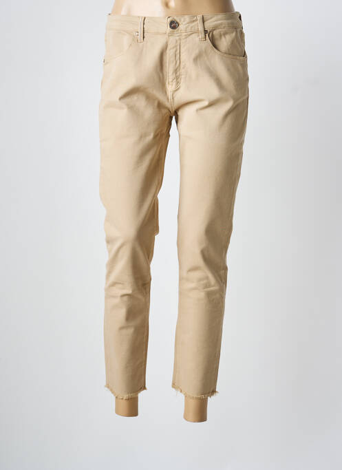 Pantalon 7/8 bej ISLOW femeie