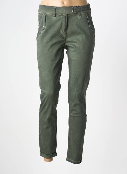 Pantalon slim verde SANDWICH femeie