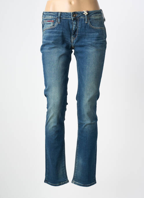 Blugi cu croială slim albastru TOMMY HILFIGER femeie