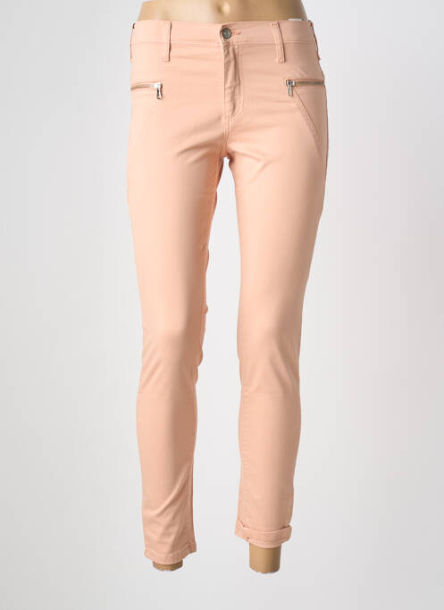 Pantalon slim roz INDI & COLD femeie