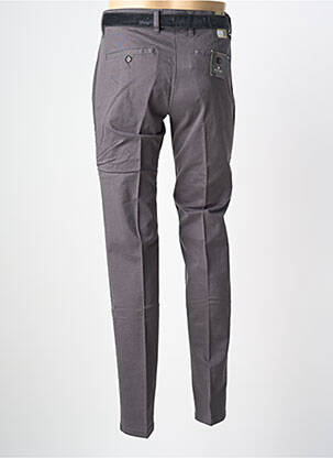 Pantalon chino țesătură poplin mărime normală gri PIONEER bărbat