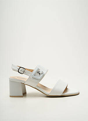 Sandale/Pantofi decupați alb NERO GIARDINI femeie