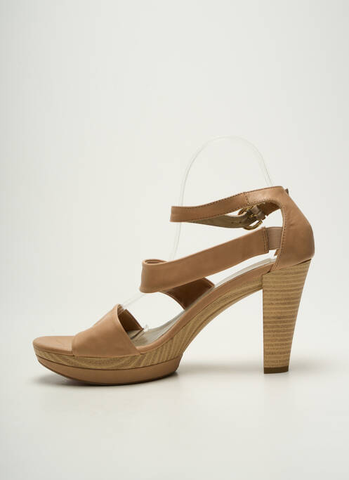 Sandale/Pantofi decupați bej NERO GIARDINI femeie