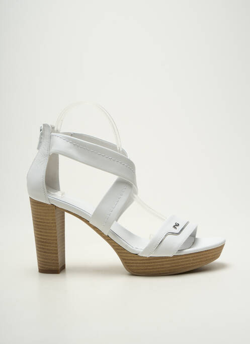 Sandale/Pantofi decupați alb NERO GIARDINI femeie