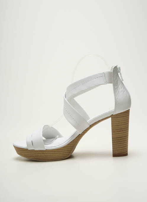 Sandale/Pantofi decupați alb NERO GIARDINI femeie