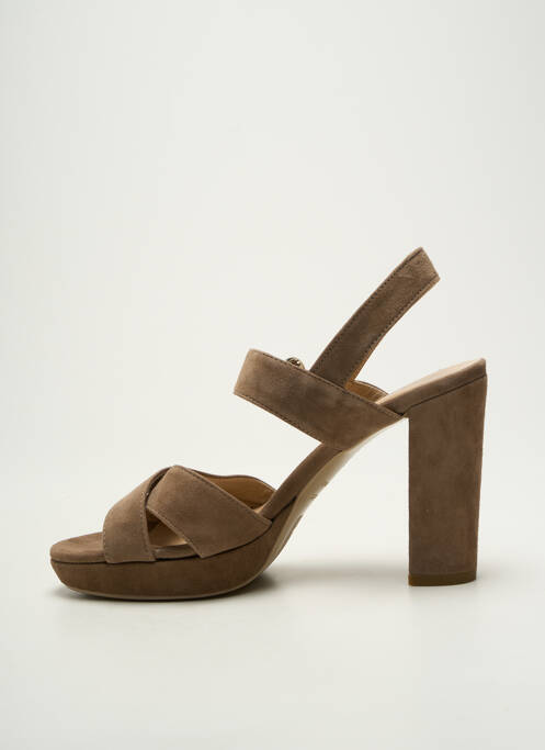 Sandale/Pantofi decupați maro NERO GIARDINI femeie