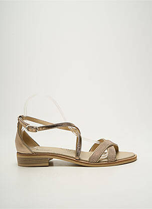 Sandale/Pantofi decupați auriu NERO GIARDINI femeie