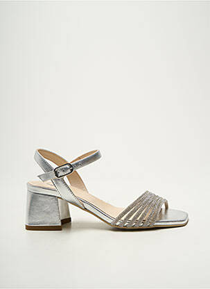 Sandale/Pantofi decupați argintiu NERO GIARDINI femeie