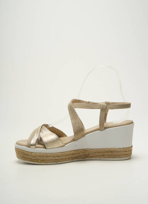 Sandale/Pantofi decupați auriu NERO GIARDINI femeie