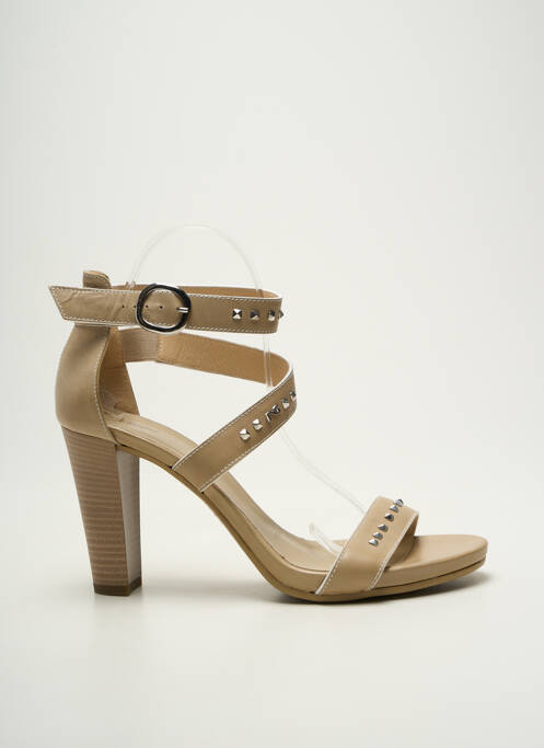 Sandale/Pantofi decupați bej NERO GIARDINI femeie