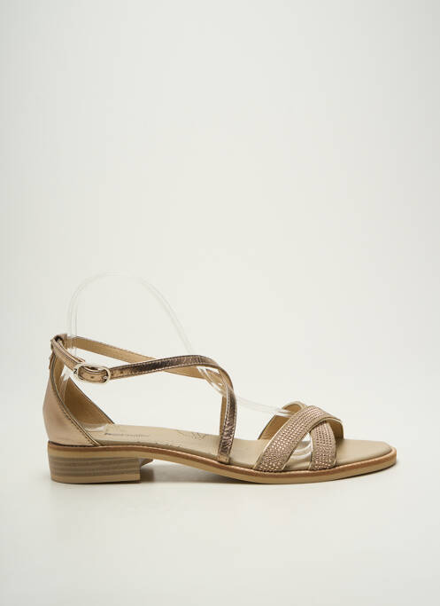 Sandale/Pantofi decupați auriu NERO GIARDINI femeie