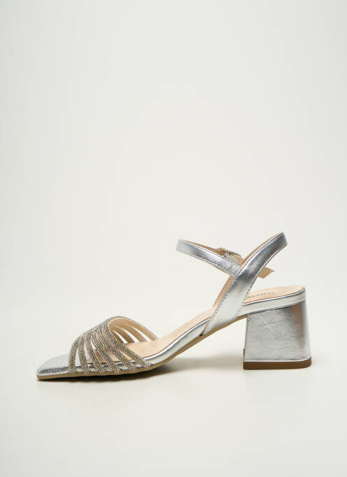 Sandale/Pantofi decupați argintiu NERO GIARDINI femeie