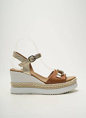 Sandale/Pantofi decupați auriu NERO GIARDINI femeie