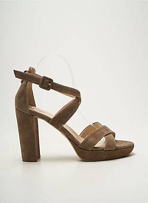 Sandale/Pantofi decupați maro NERO GIARDINI femeie