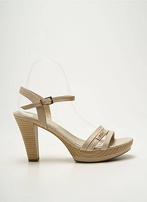 Sandale/Pantofi decupați bej NERO GIARDINI femeie