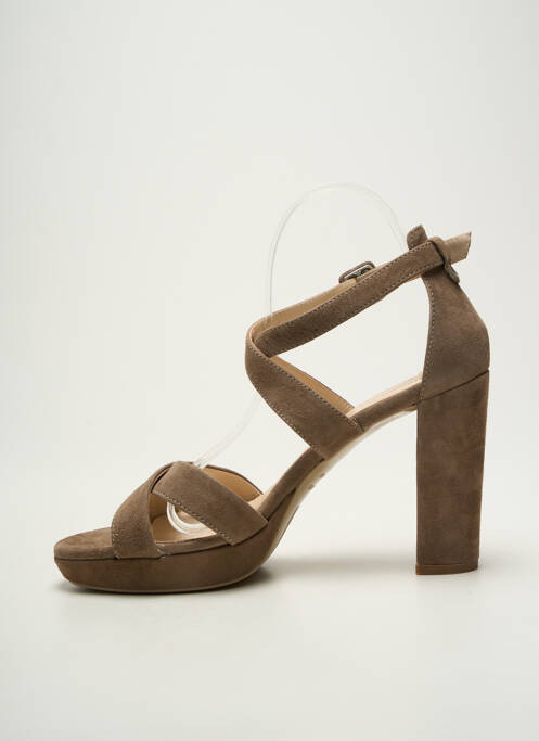 Sandale/Pantofi decupați maro NERO GIARDINI femeie