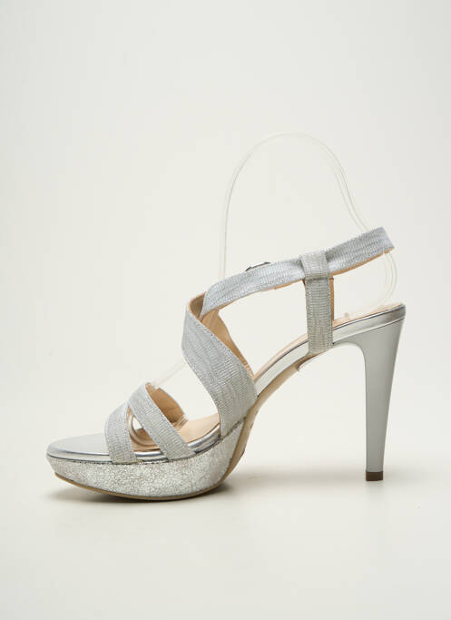 Sandale/Pantofi decupați argintiu NERO GIARDINI femeie