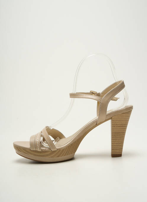 Sandale/Pantofi decupați bej NERO GIARDINI femeie