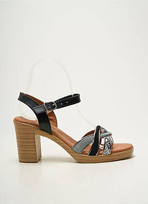 Sandale/Pantofi decupați negru EVA FRUTOS femeie