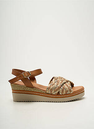 Sandale/Pantofi decupați auriu EVA FRUTOS femeie