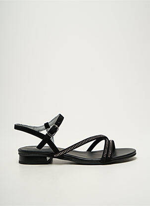 Sandale/pantofi decupați chiquet toc plat până la 3 cm negru NERO GIARDINI femeie