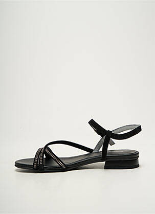 Sandale/pantofi decupați chiquet toc plat până la 3 cm negru NERO GIARDINI femeie