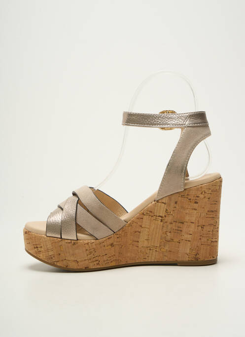 Sandale/Pantofi decupați bej NERO GIARDINI femeie