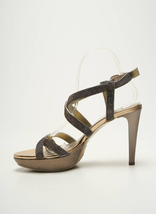 Sandale/Pantofi decupați auriu NERO GIARDINI femeie