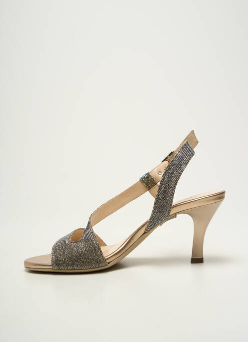 Sandale/Pantofi decupați auriu NERO GIARDINI femeie