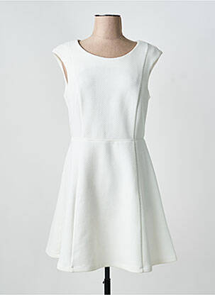 Rochie scurtă alb ONE STEP femeie