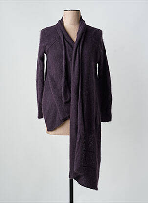 Vestă cu mâneci lungi violet SARAH PACINI femeie