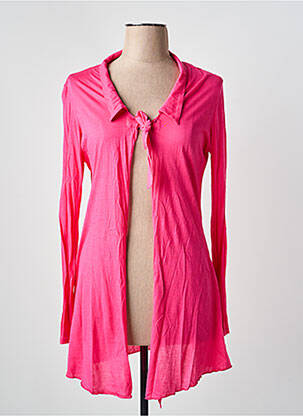 Jachete casual guler rotund roz ELIANE ET LENA femeie