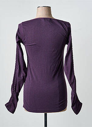 Tricou mâneci lungi mâneci lungi violet MAIS IL EST OU LE SOLEIL femeie