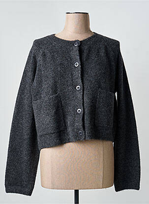 Vestă cu mâneci lungi gri ZARA femeie