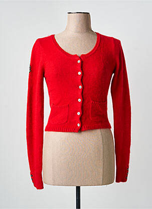 Vestă cu mâneci lungi roșu CHIPIE femeie