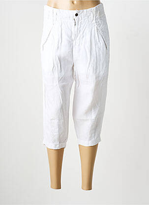 Pantalon trei sferturi alb ELIANE ET LENA femeie