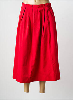 Fustă lungă roșu ZARA femeie