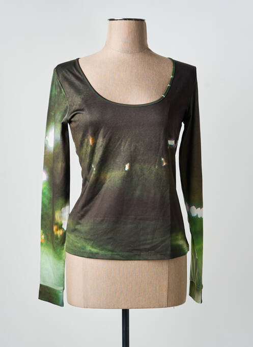 Tricou verde MAIS IL EST OU LE SOLEIL femeie