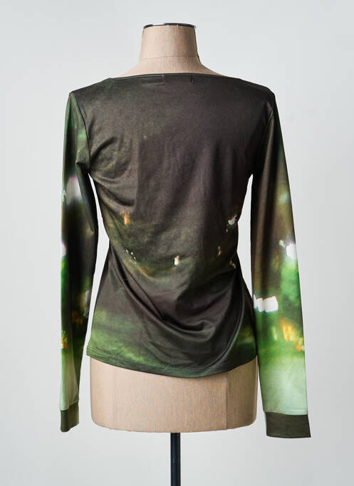 Tricou verde MAIS IL EST OU LE SOLEIL femeie