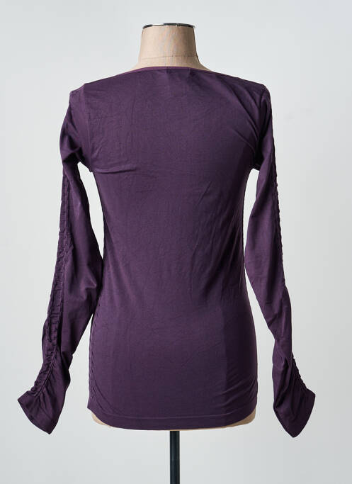 Tricou violet MAIS IL EST OU LE SOLEIL femeie
