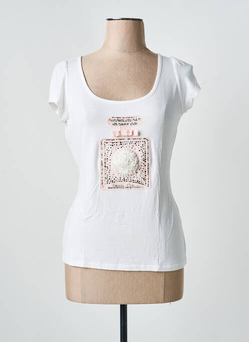 Tricou alb POUPEE CHIC femeie