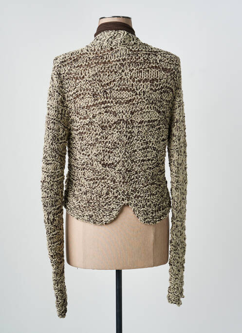 Vestă cu mâneci lungi bej SARAH PACINI femeie