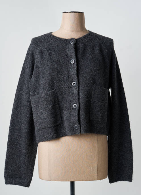 Vestă cu mâneci lungi gri ZARA femeie