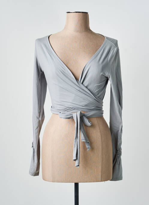 Cardigan petrecut gri MYRINE & ME femeie